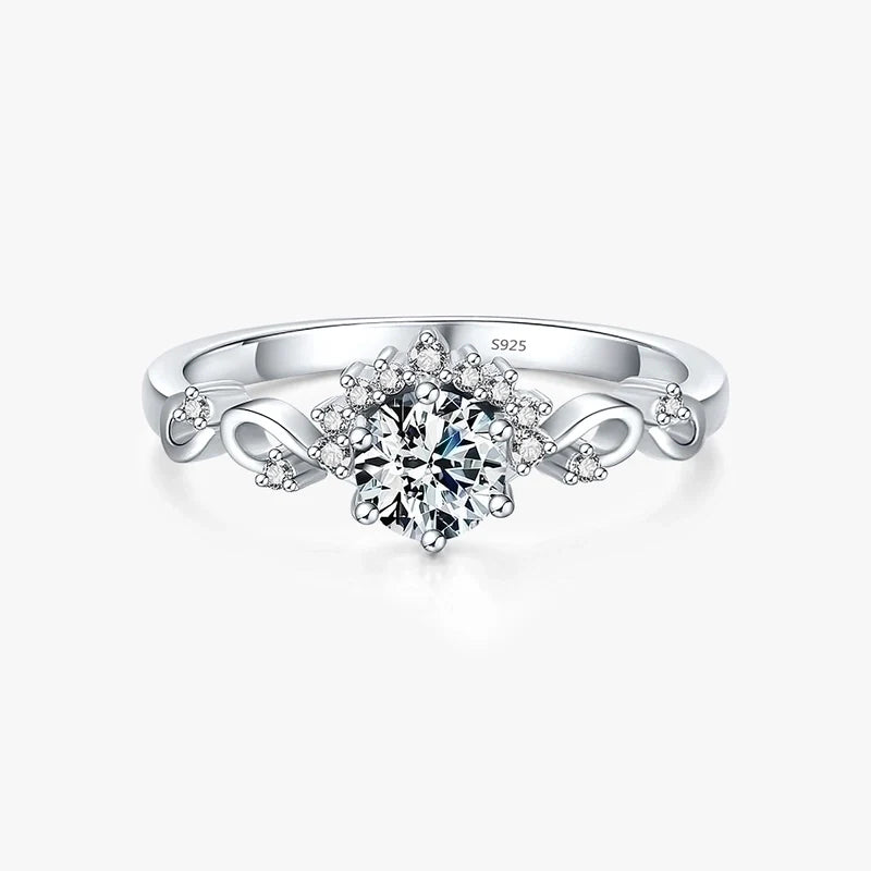 Lotus Flower Ring (Sterling silver)