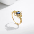 Royal Sapphire ring (Sterling silver)