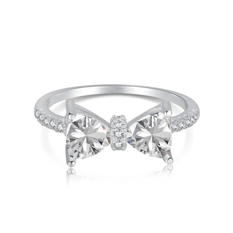 Elegant Bow Ring (Sterling Silver)