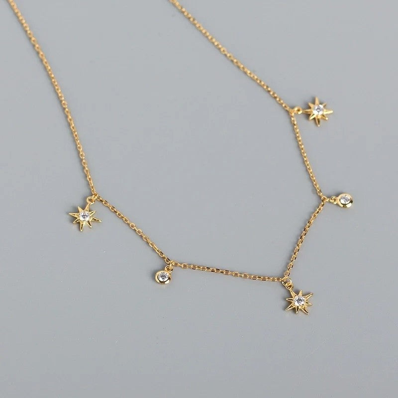 Star Necklace (Sterling silver)