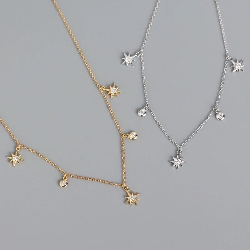 Star Necklace (Sterling silver)