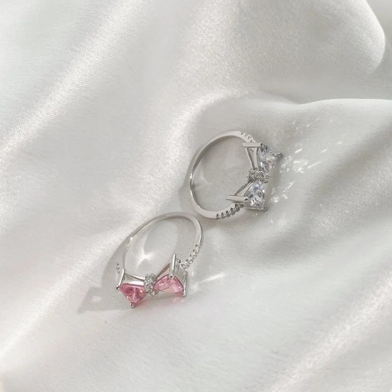 Elegant Bow Ring (Sterling Silver)